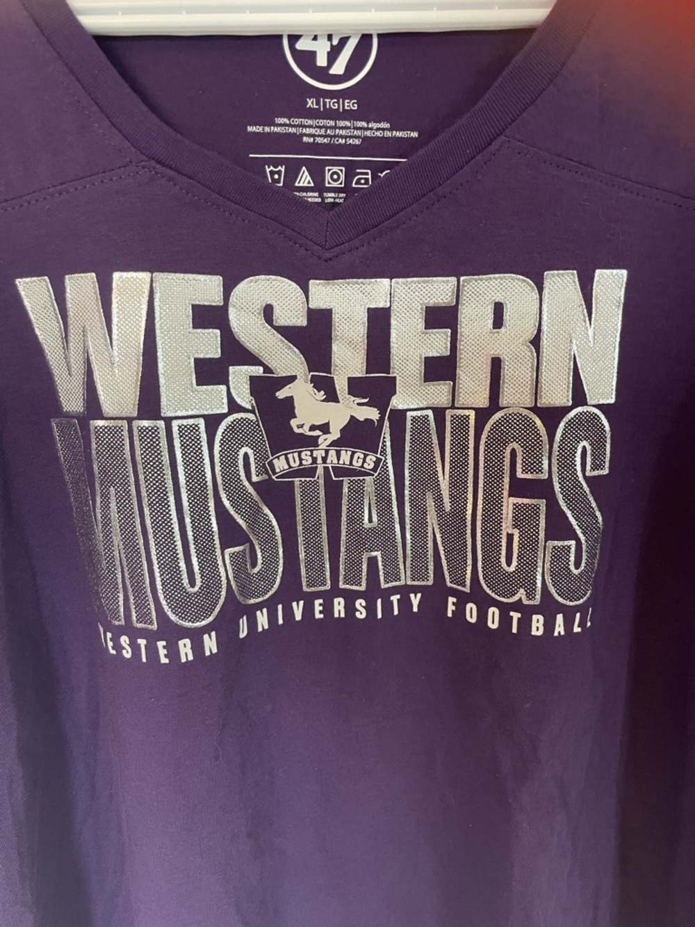 NWT Western Mustangs Women's long sleeve Tee